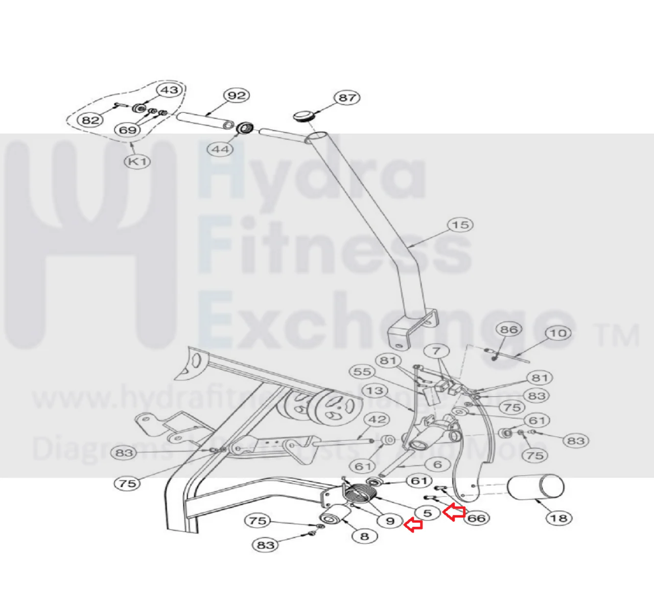 Cybex Strength System Torsion Spring W/Vinyl Cap 11000-303 & 11000-390 - Image 3