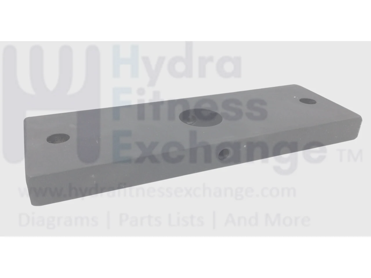 Cybex Strength System Weight Stack Plate L 12"  W 4" H 1" Guide Rod ID .67" - Image 2