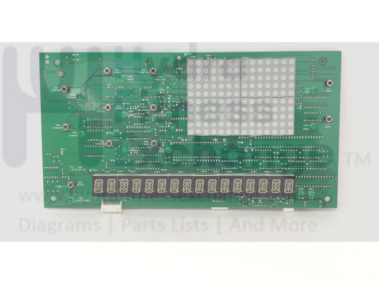 Diamondback 1100R Recumbent Bike Display Console Electronic Circuit Board - Image 2