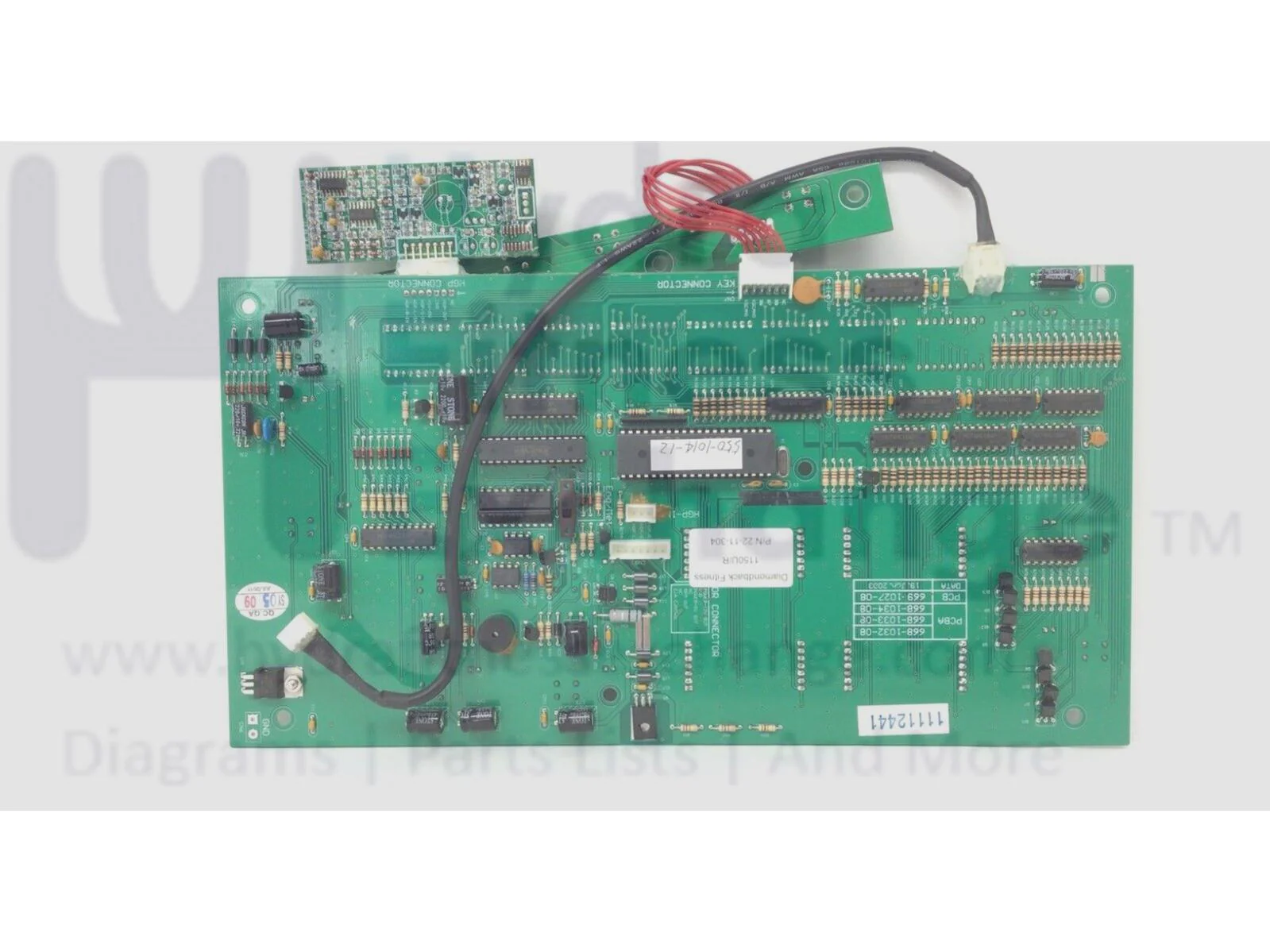Diamondback Recumbent Bike Console Display Circuit Board 22-11-304 - Image 2