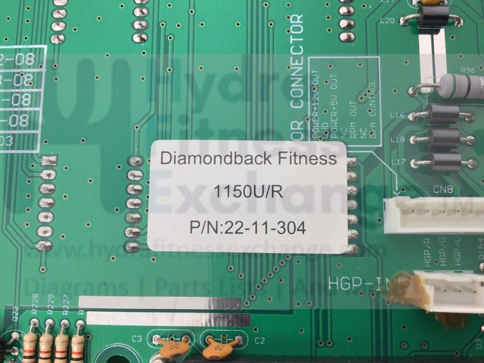 Diamondback Stationary Bike Display Board Only For Display Console 22-11-304 - Image 2