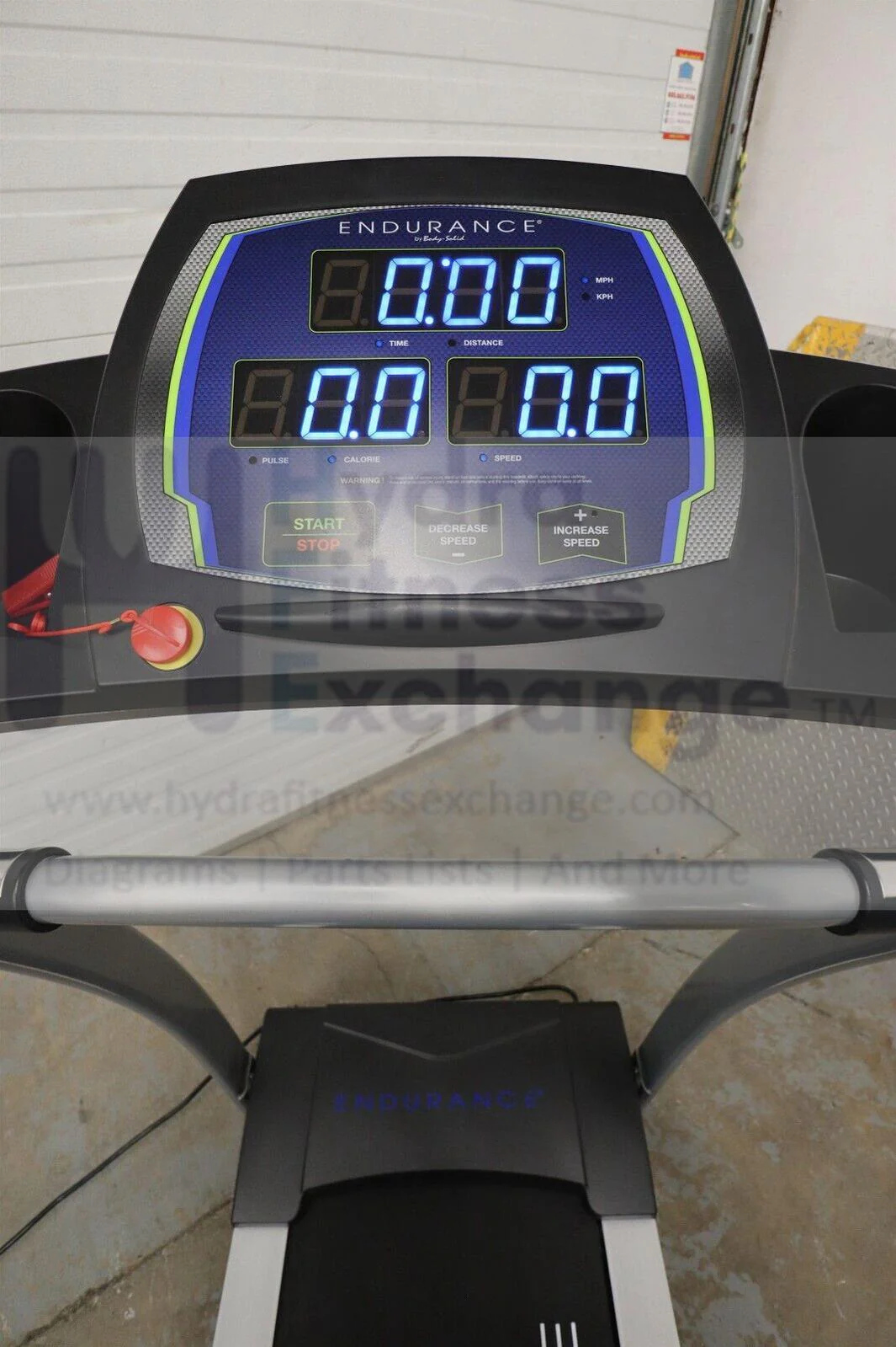 Endurance T50 Rehab W Handrail Extension 0007734 Non Folding Treadmill - Image 2