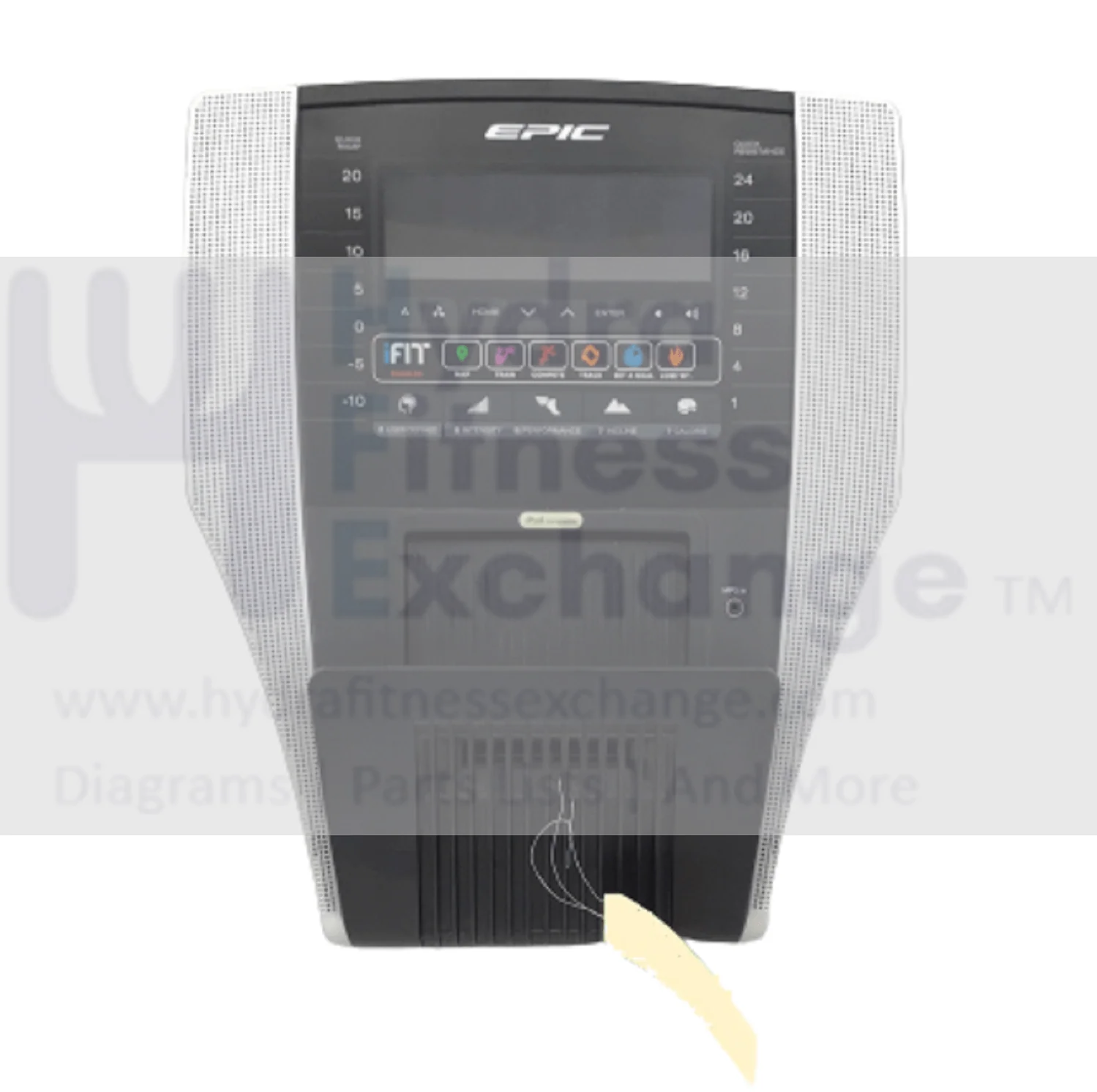 Epic A30E Elliptical Display Console Assembly MFR-ELEP19912 & 326639