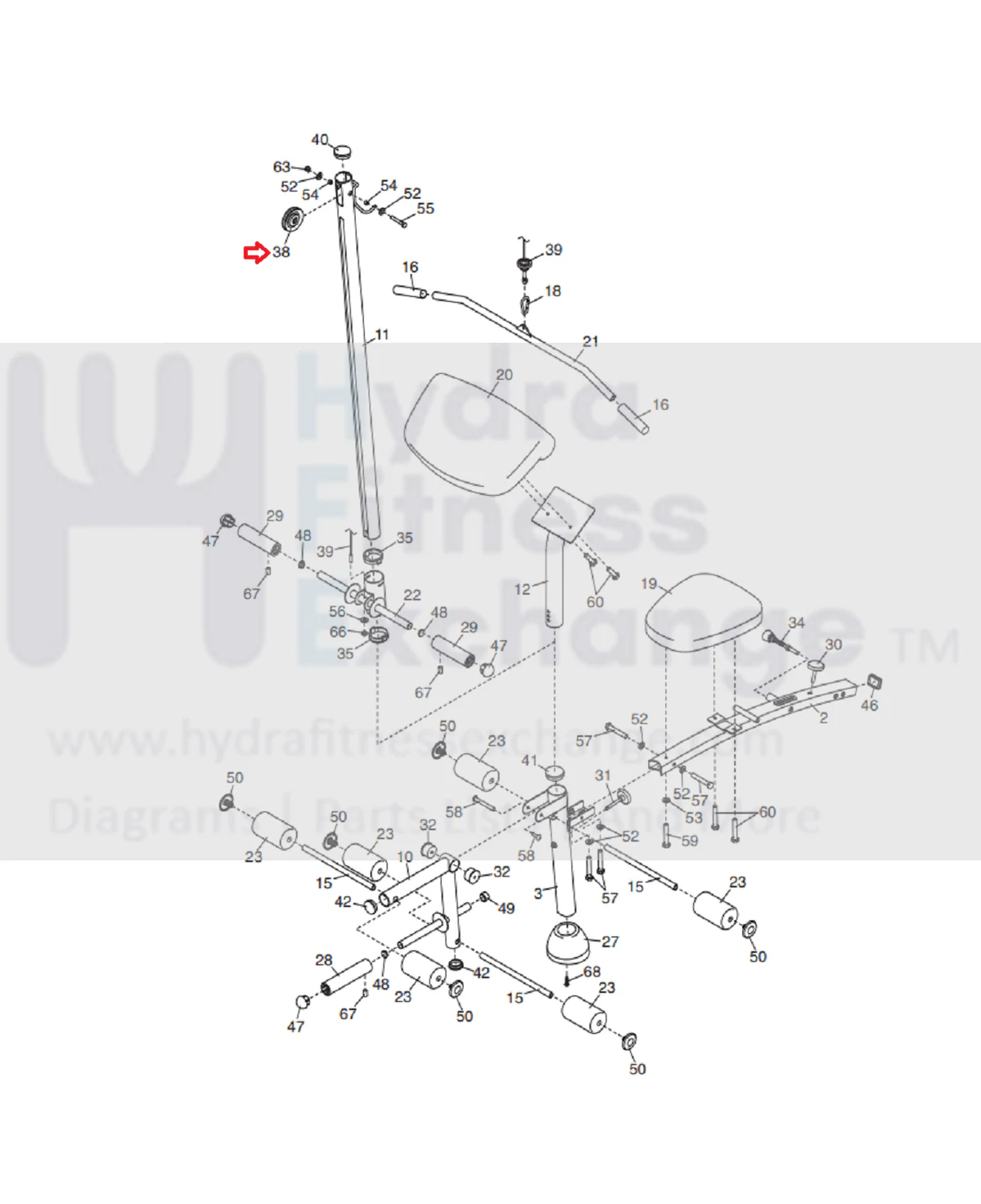 Epic FreeMotion Image Proform Weslo Weider Strength System Cable Pulley 163633 - Image 2