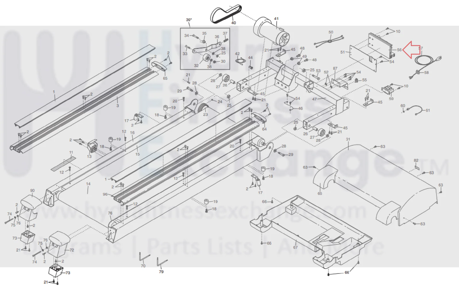Epic FreeMotion Image Treadmill Lower Motor Control Board Controller 207763 - Image 2