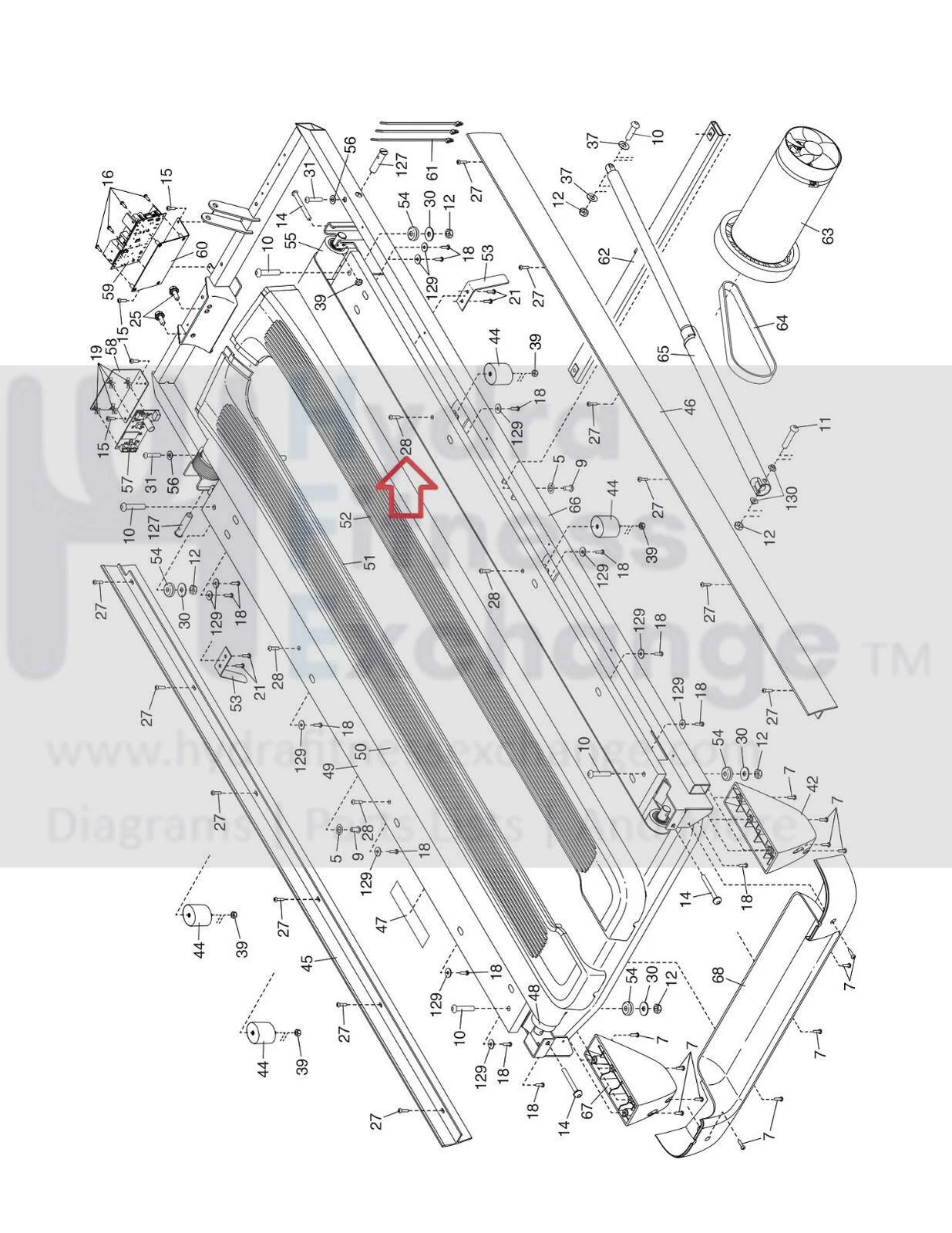 EPIC FreeMotion NordicTrack Treadmill Button Head Screw 1/4" -20 x 1 013492 - Image 2
