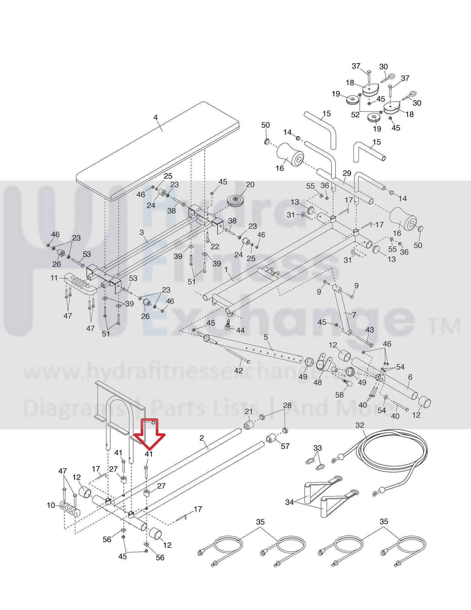 Epic Image Reebok Weslo Gold's Gym Icon Nordictrack Proform Weider Strength System Head Hex Socket Screw M10 X 63mm 133758 - Image 2