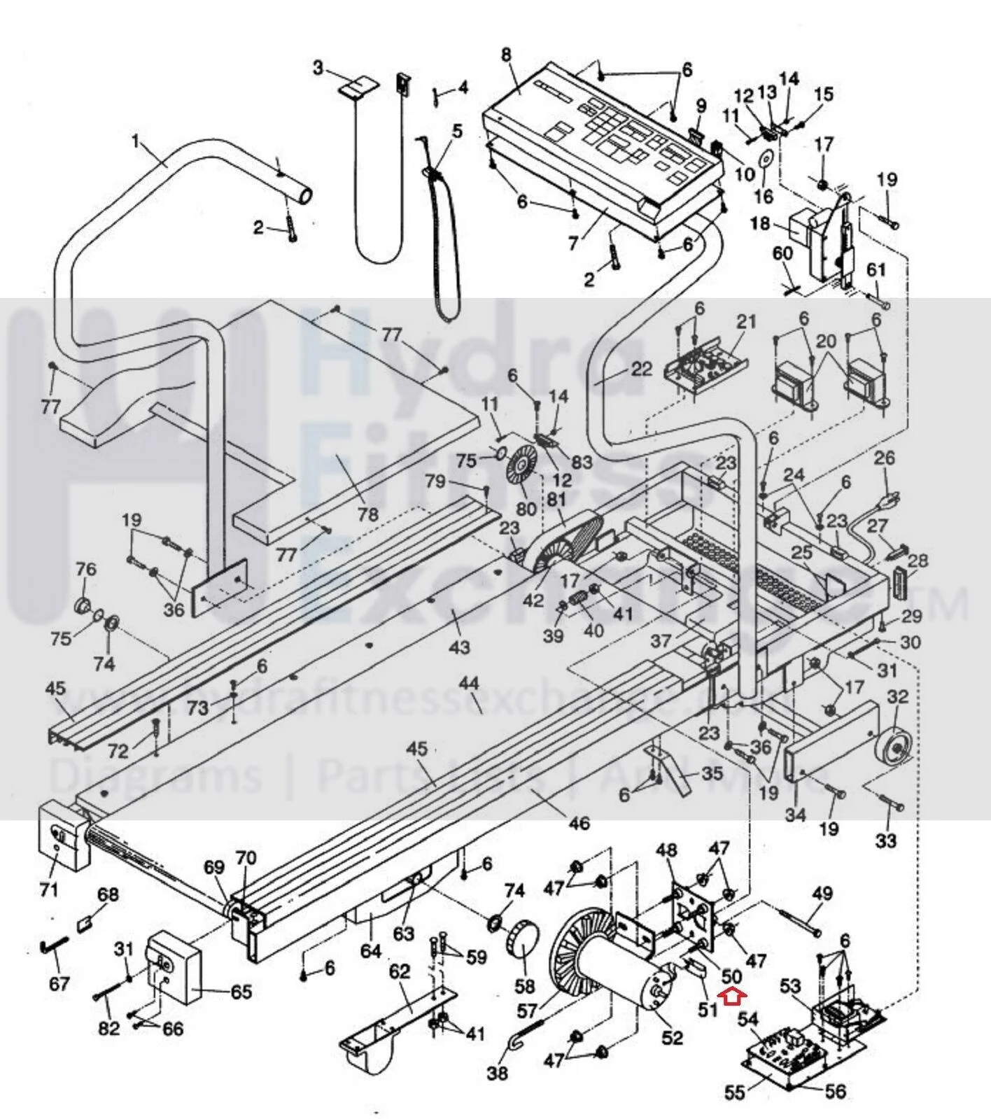 Epic LifeStyle NordicTrack Treadmill Lower Motor Control Board Controller 137858 - Image 3