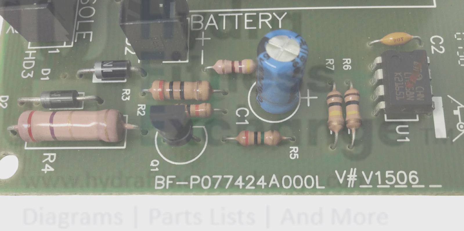 Epic NordicTrack Elliptical Circuit Board MFR-P077424A000L & 264441 & 001-0739 - Image 3