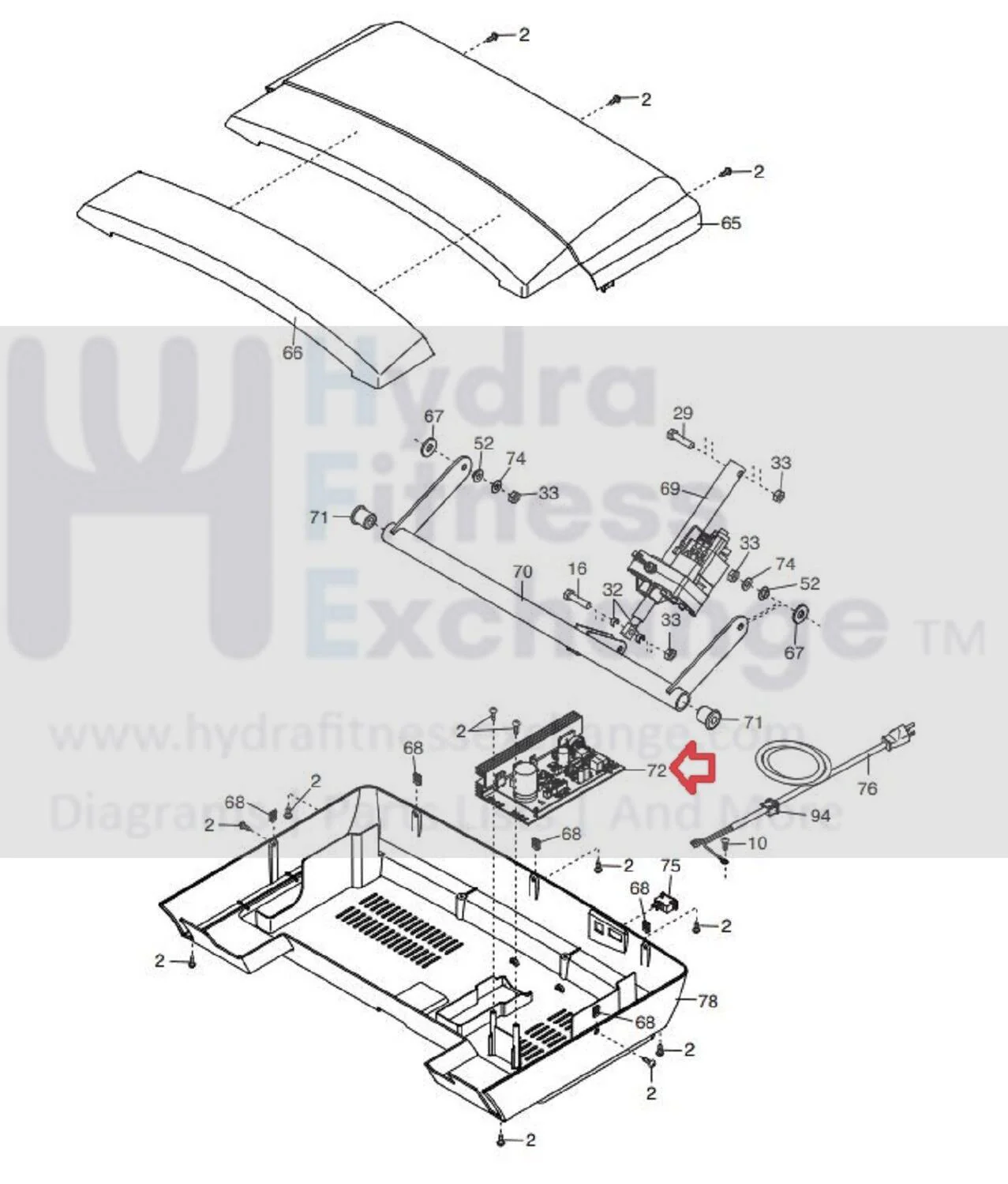 Epic Nordictrack Proform Treadmill Lower Motor Control Board Controller 386816 Formerly 392478 - Image 2