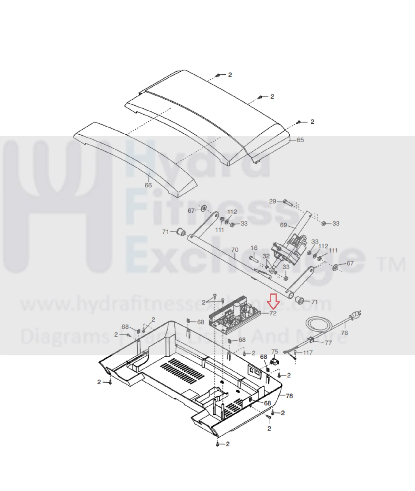 Epic NordicTrack Proform Treadmill Lower Motor Control Board Controller 398078 - Image 3