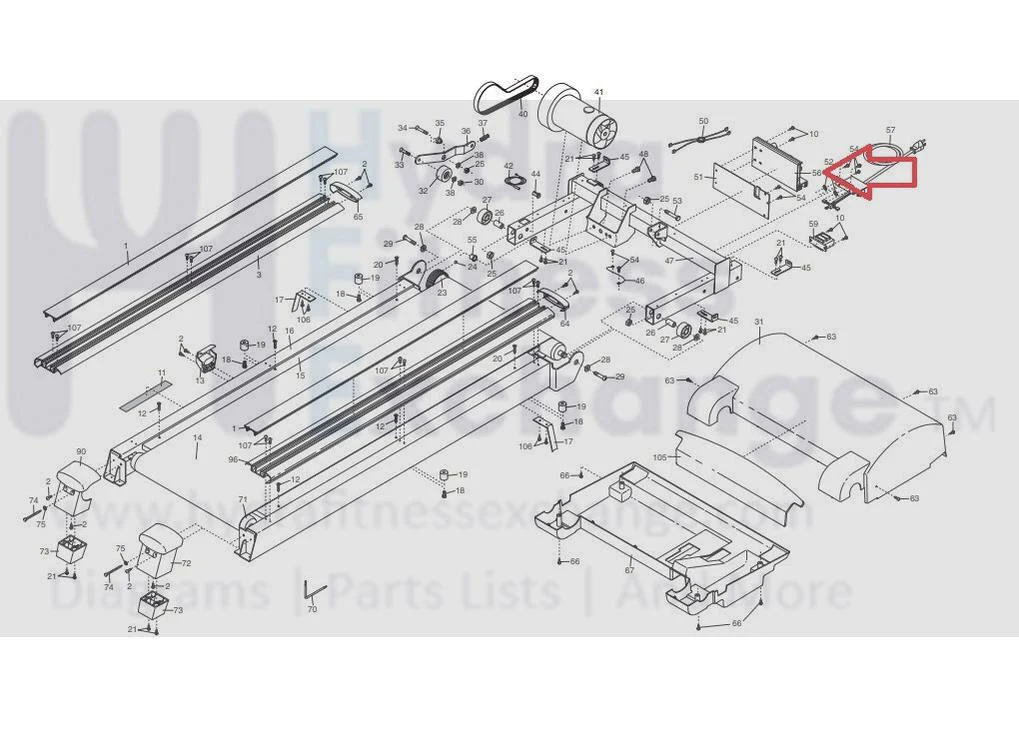 Epic Weider ProForm Icon Treadmill Lower Motor Control Board Controller 408937 - Image 2