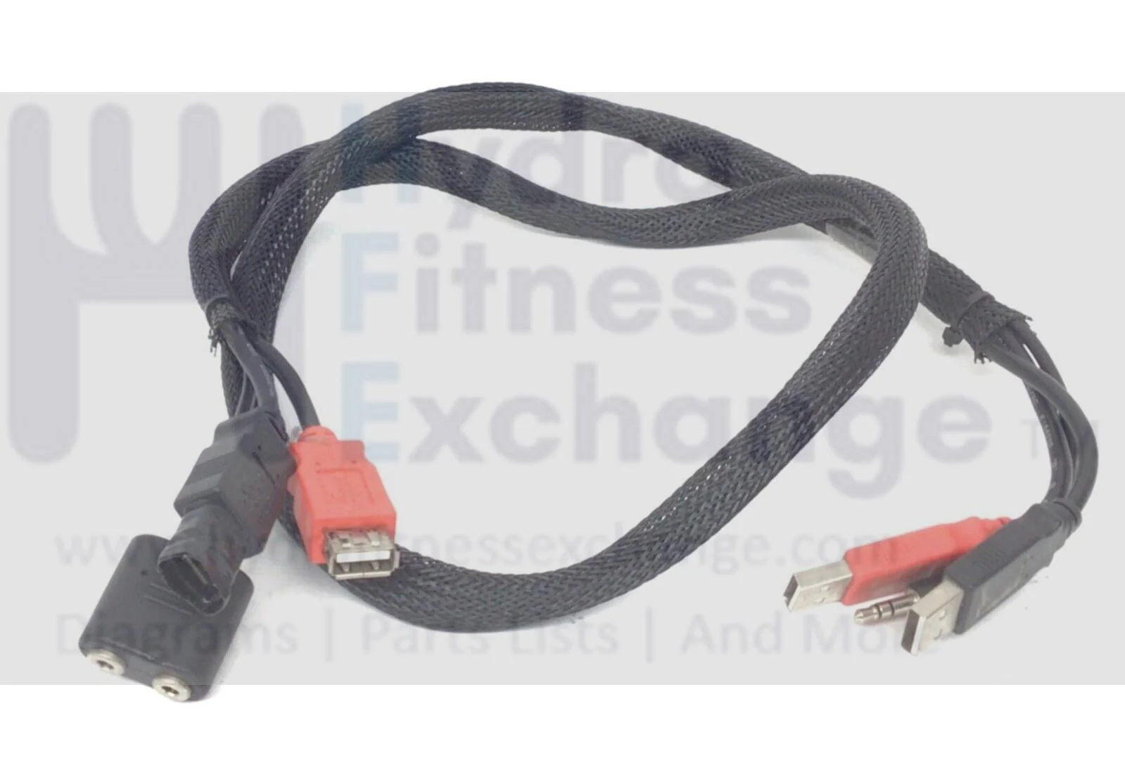 Expresso Fitness S3R WIN Recumbent Bike USB Audio Wire Harness Set 6000.0069.01