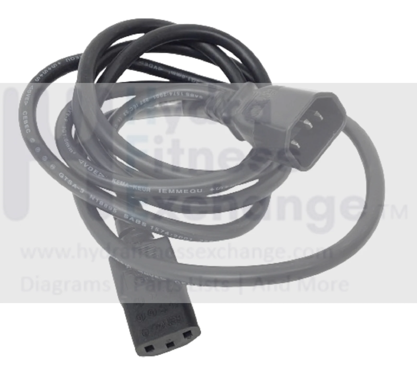 Expresso Fitness S3R WIN Stationary Bike Internal Power Cord 6000.0094.01