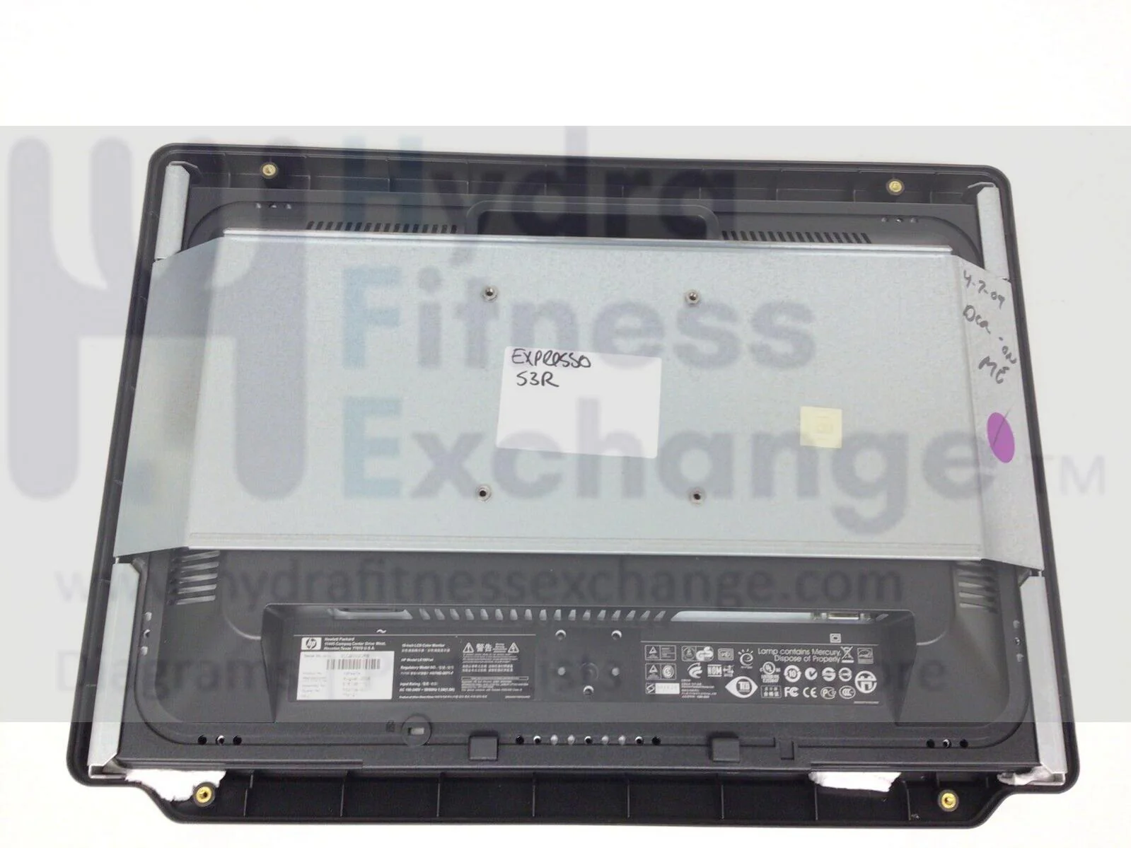 Expresso Fitness S3R WIN Stationary Bike Tested Head Up Display Monitor 19" - Image 2