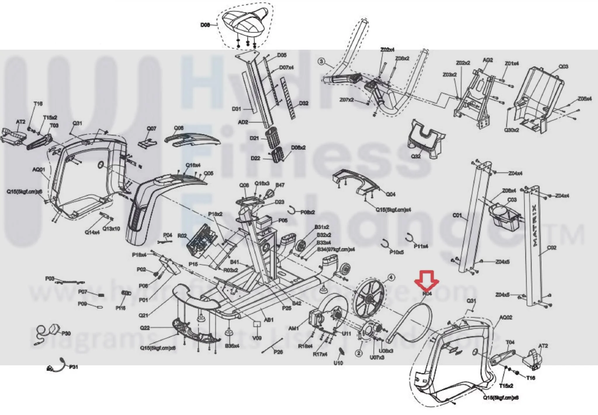 Matrix Fitness CB207 Upright Bike Poly V Pulley Drive Belt 42" 9 Ribs 1000446737 - Image 7