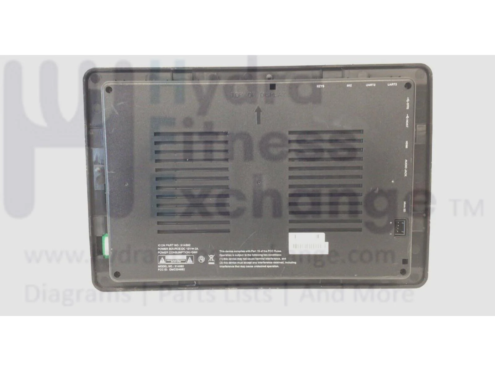 FreeMotion 11.9 I7.9 Treadmill Display Console Assembly LCD Touch Screen 314592 - Image 2