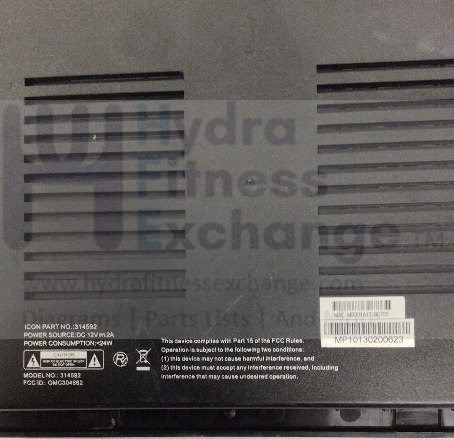 FreeMotion 11.9 I7.9 Treadmill Display Console Assembly LCD Touch Screen 314592 - Image 3