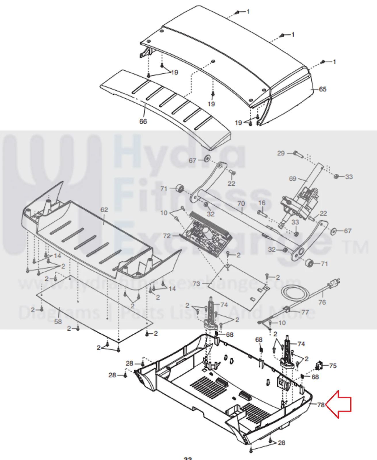 FreeMotion 730 C900 Pro C700 T7.0 T8.0 910 Treadmill Motor Belly Pan 332890 - Image 3