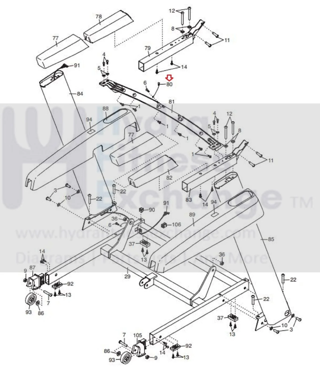 FreeMotion 730 SFCTL179110 SFTL179110 Treadmill Main Wire Harness 323962 - Image 2