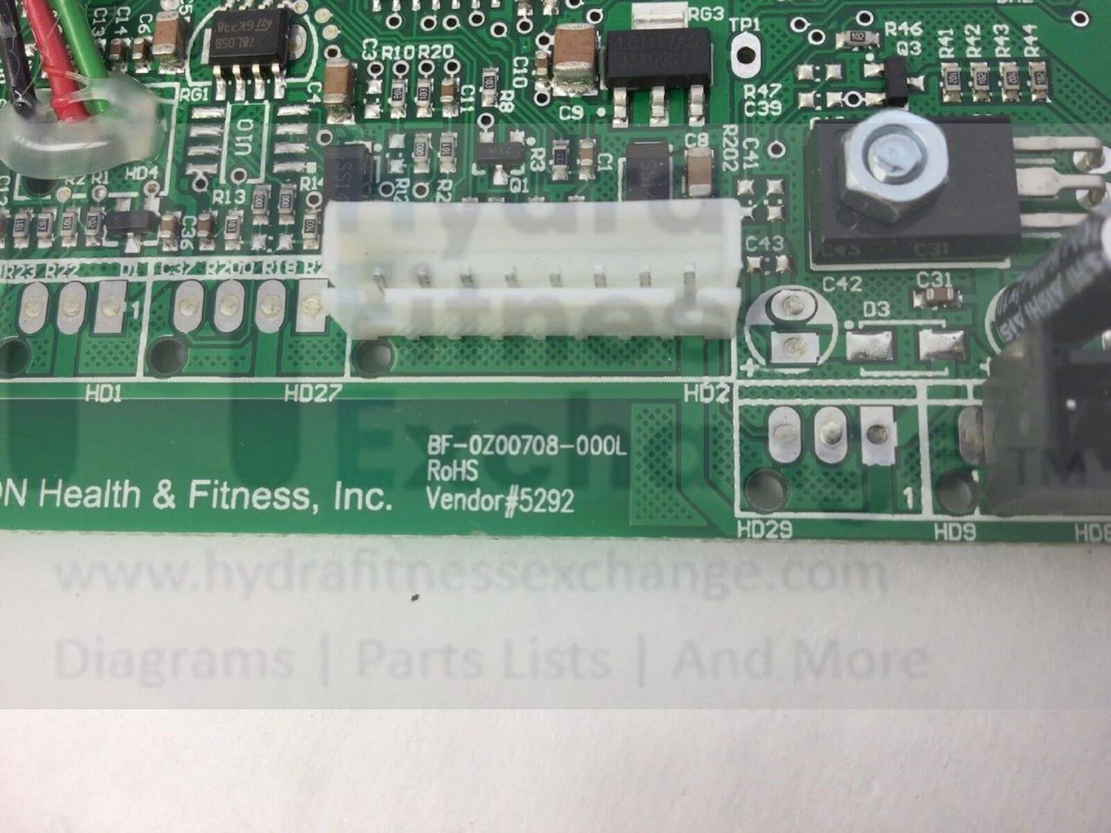 Freemotion 860 SFTL155130 Treadmill Console Circuit Board 13653BF-0Z00708-000L - Image 2