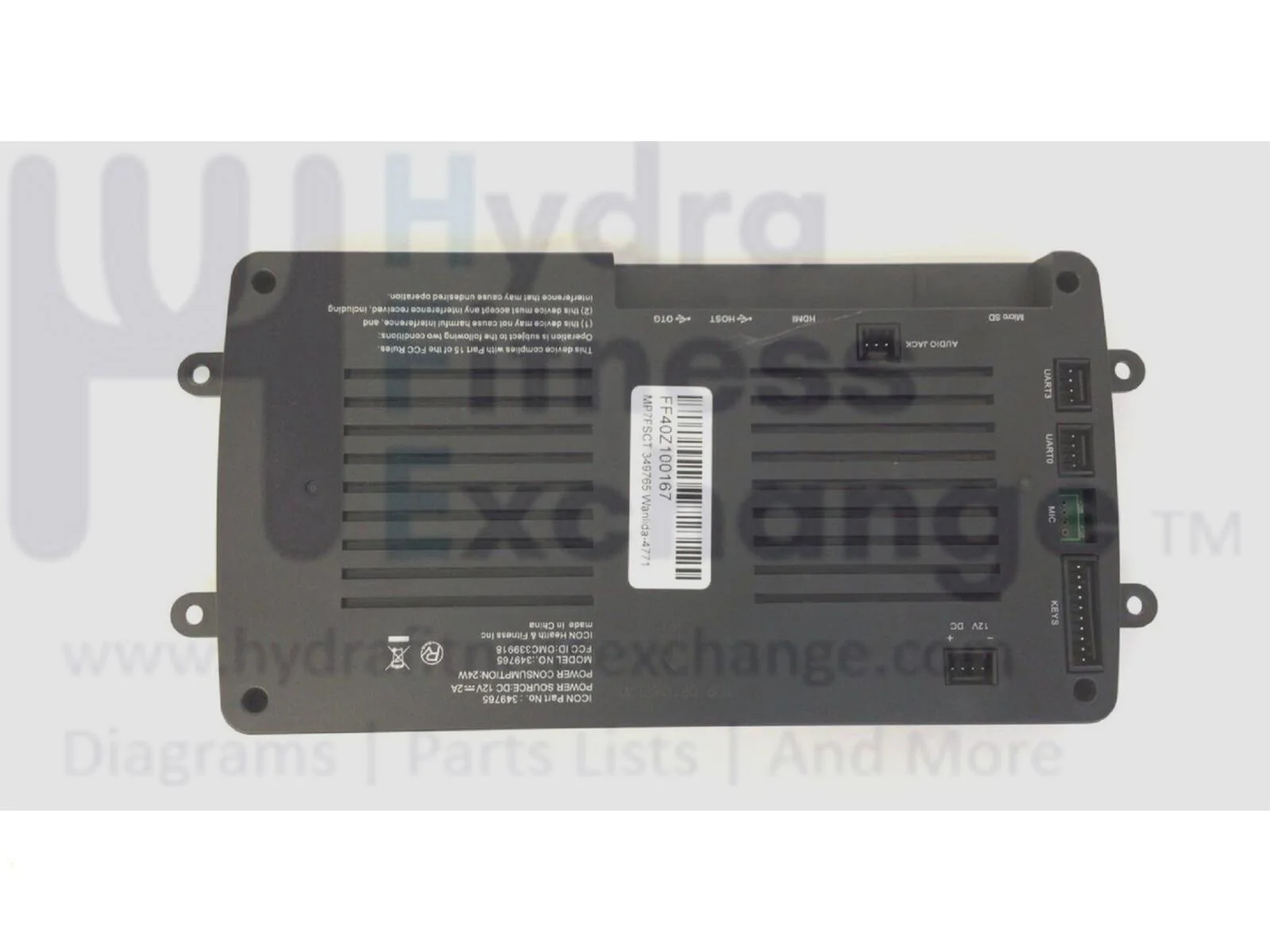 Freemotion 860 SFTL155130 Treadmill Control Panel LCD Screen 349765 - Image 2