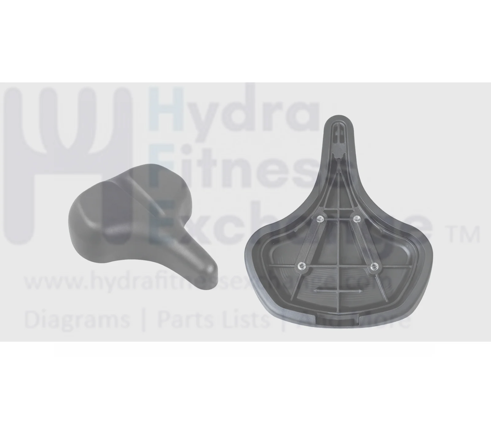 FreeMotion Indoor Cycle Saddle Seat 4 Screws Base L 323mm x W 290mm 332080 - Image 2