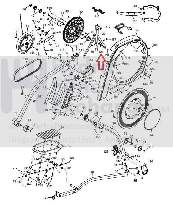 FreeMotion NordicTrack Elite 12.9T NTEL712140 Elliptical Crank Arm Washer 346533 - Image 2
