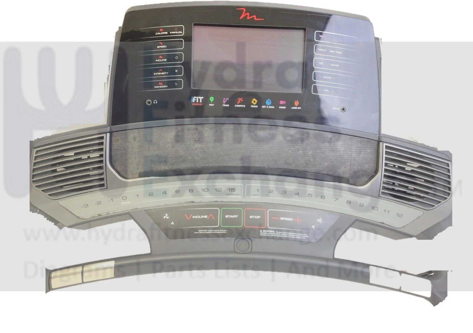 Used FreeMotion NordicTrack Treadmill Display Console Assembly MFR-ETSF19513 366468