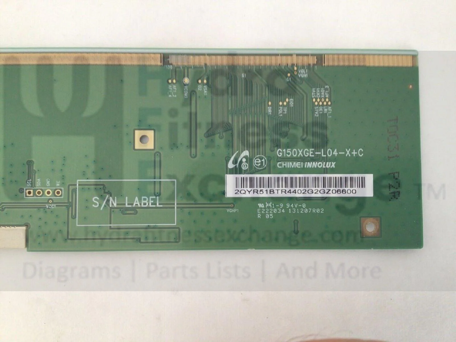 FreeMotion REFLEX T11.3 Treadmill Console Buttom Board MFR-G150XGE-L04-X E222034 - Image 3