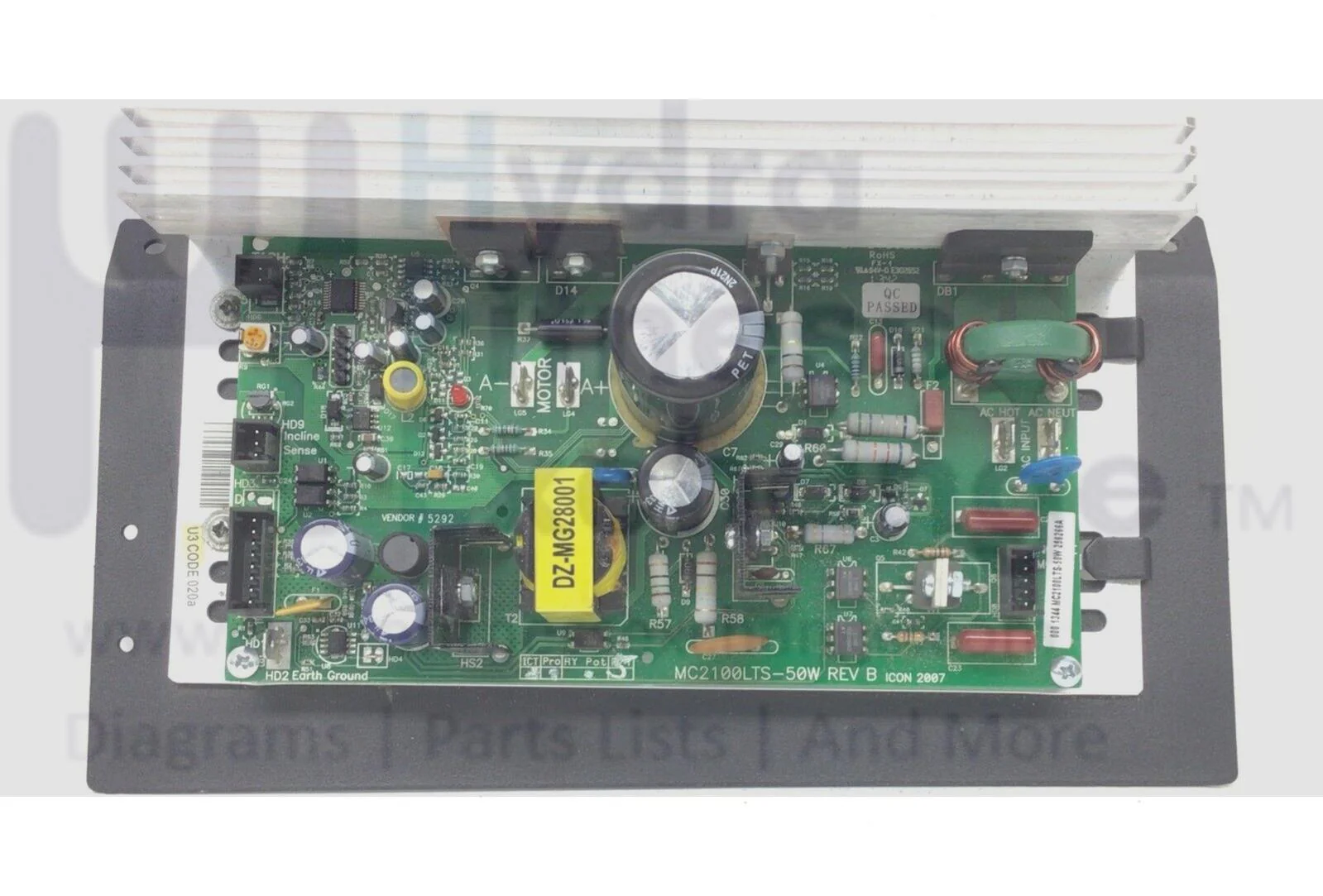 FreeMotion Treadmill Original Lower Motor Control Board Controller 274465