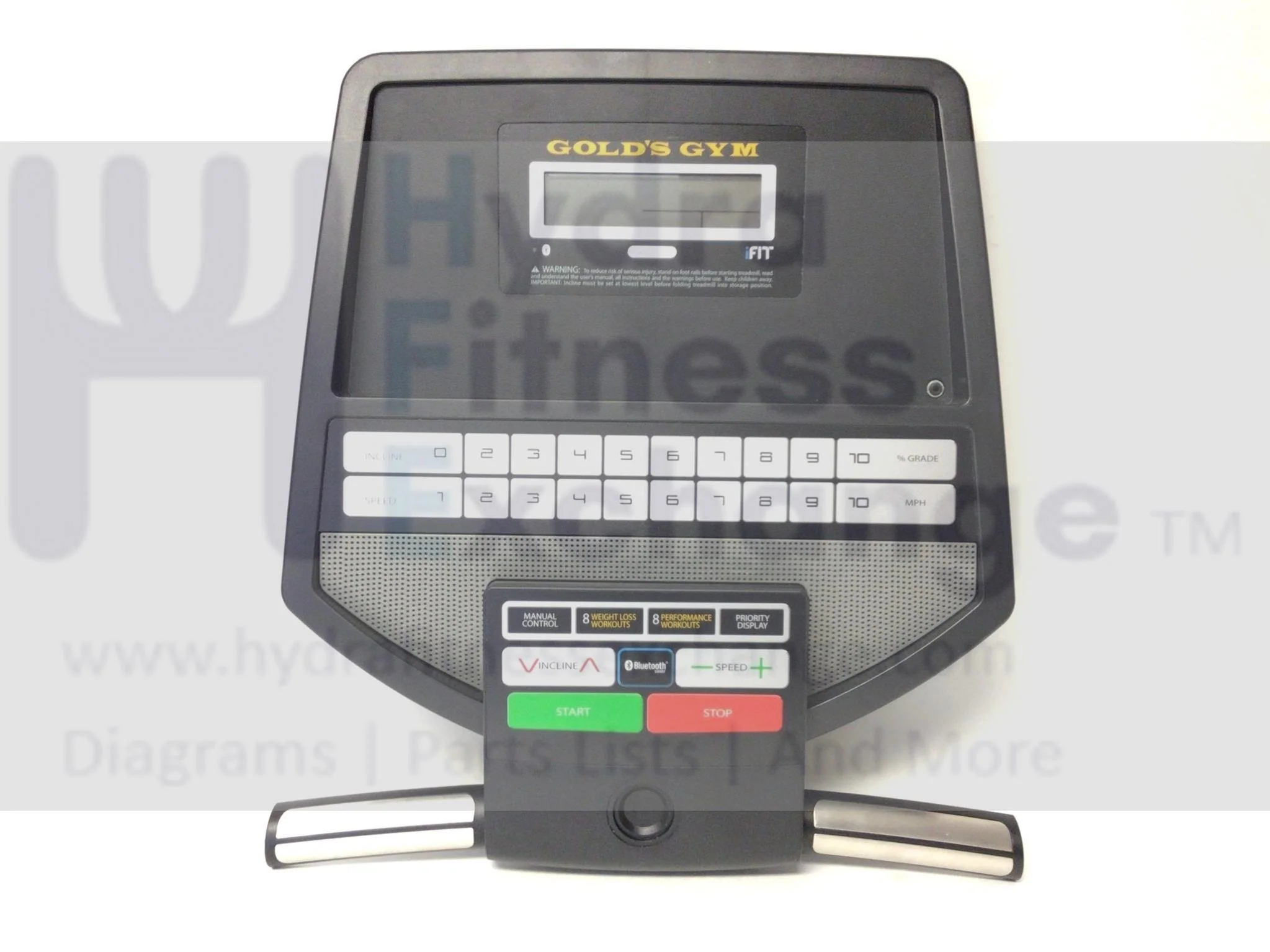 Gold's Gym GGTL39615 Trainer 430i Treadmill Display Console Assembly 370479 - Image 2