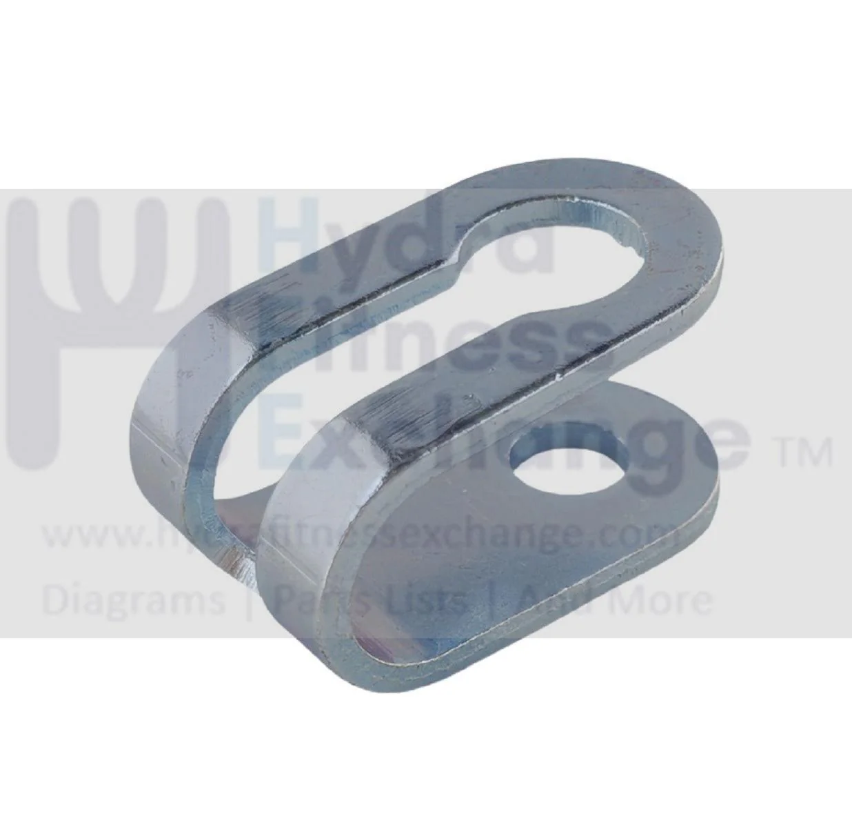 Gym Cable U End Parts Size 47 x 26 x 23/3mmT Strength System - Image 2