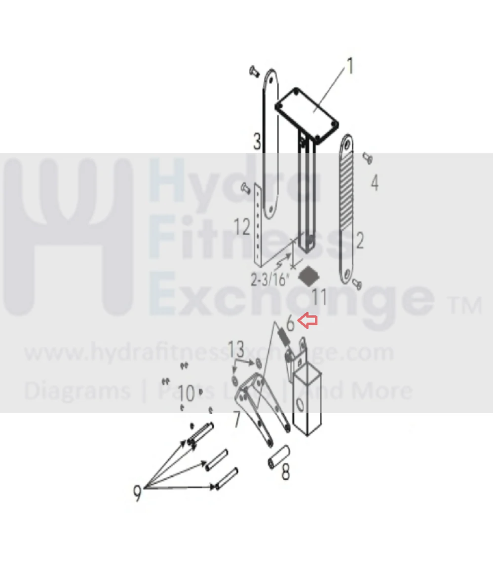 Hammer Life Fitness Strength System Compression Spring 0017-00009-1079 - Image 3