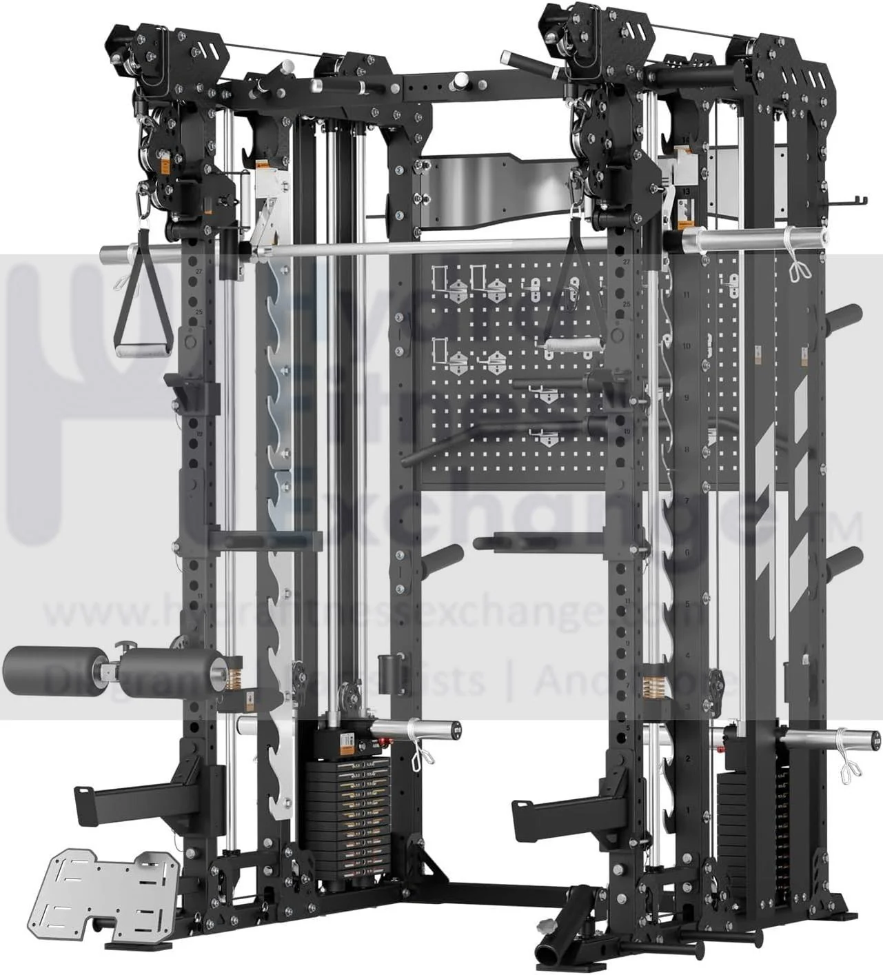 Heritage B17 Flying Fortress Functional Trainer Machine, All-in-One Home Gym