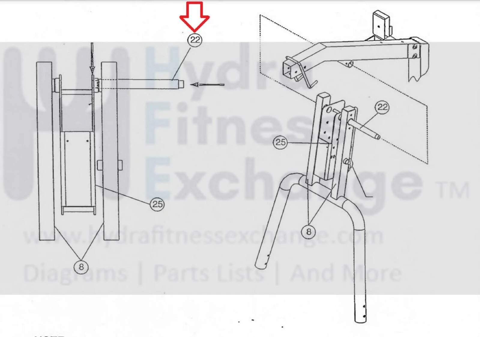 Hoist Fitness H210 Strength System Long pop pin Adjust 26-STD-SM287 - Image 2