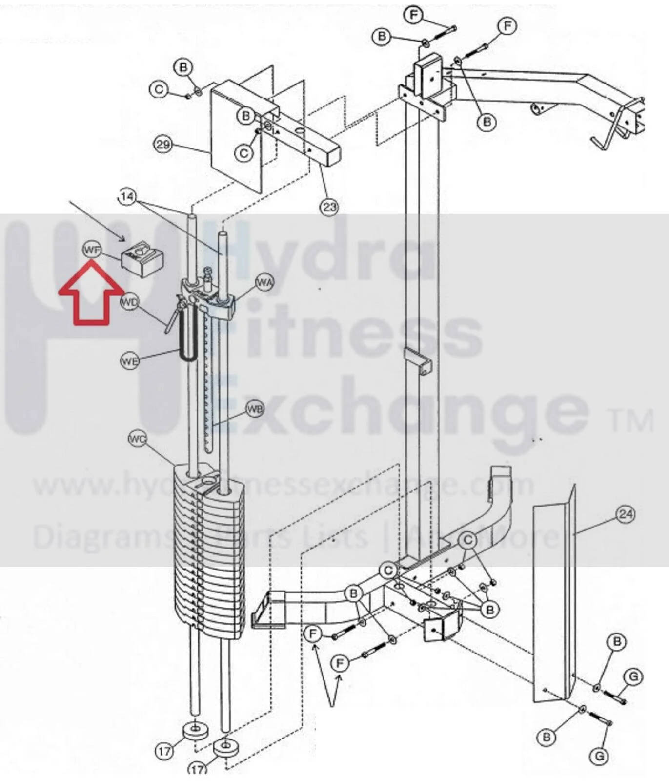 Hoist Strength System Adder Weight 2.5 lb. V1 V2 V3 V4 V5 V6 26-STD-SWADDON2 - Image 2