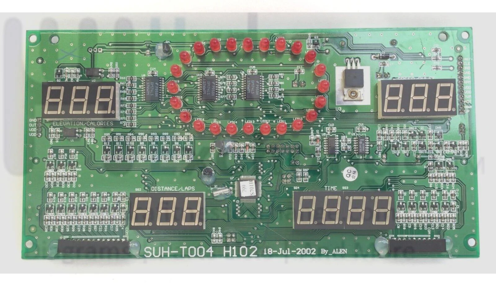 Horizon 300 Quantum II T25 TSC3 Treadmill Upper Display Console Board 013558-HD