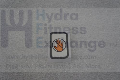 Horizon Advanced Fitness Group Livestrong Merit Treadmill Warning Sticker 006069-AX - Image 2