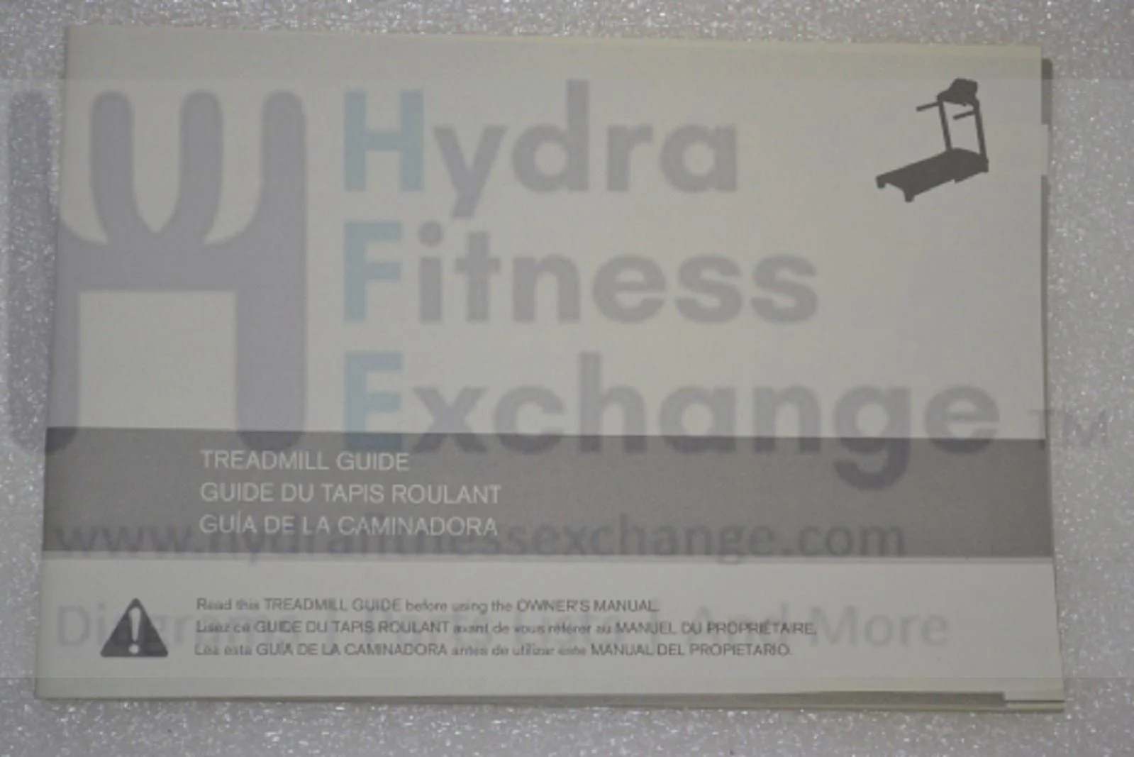 Horizon AFG Fitness Livestrong Treadmill Safety Direction Manual 1000231347