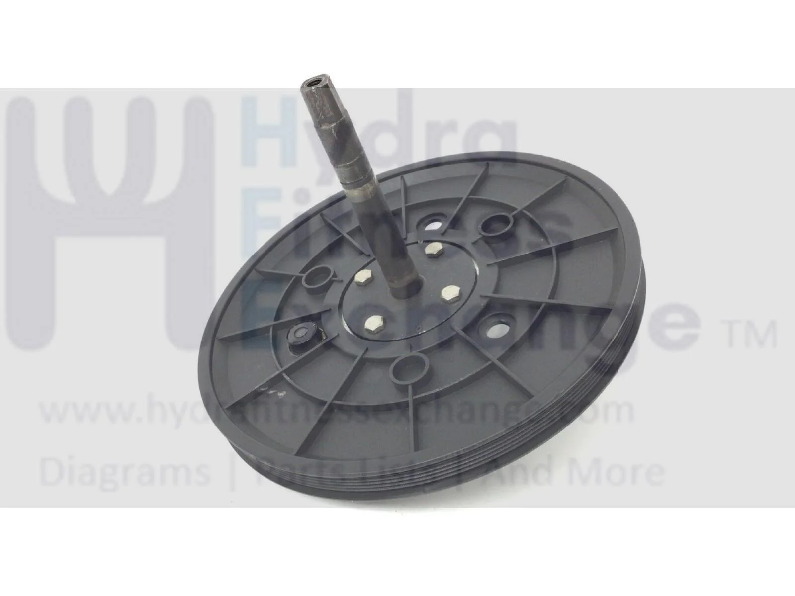Horizon Elite U7 - UB Upright Bike  Crank Axle Drive Set W/Flywheel 1000353802