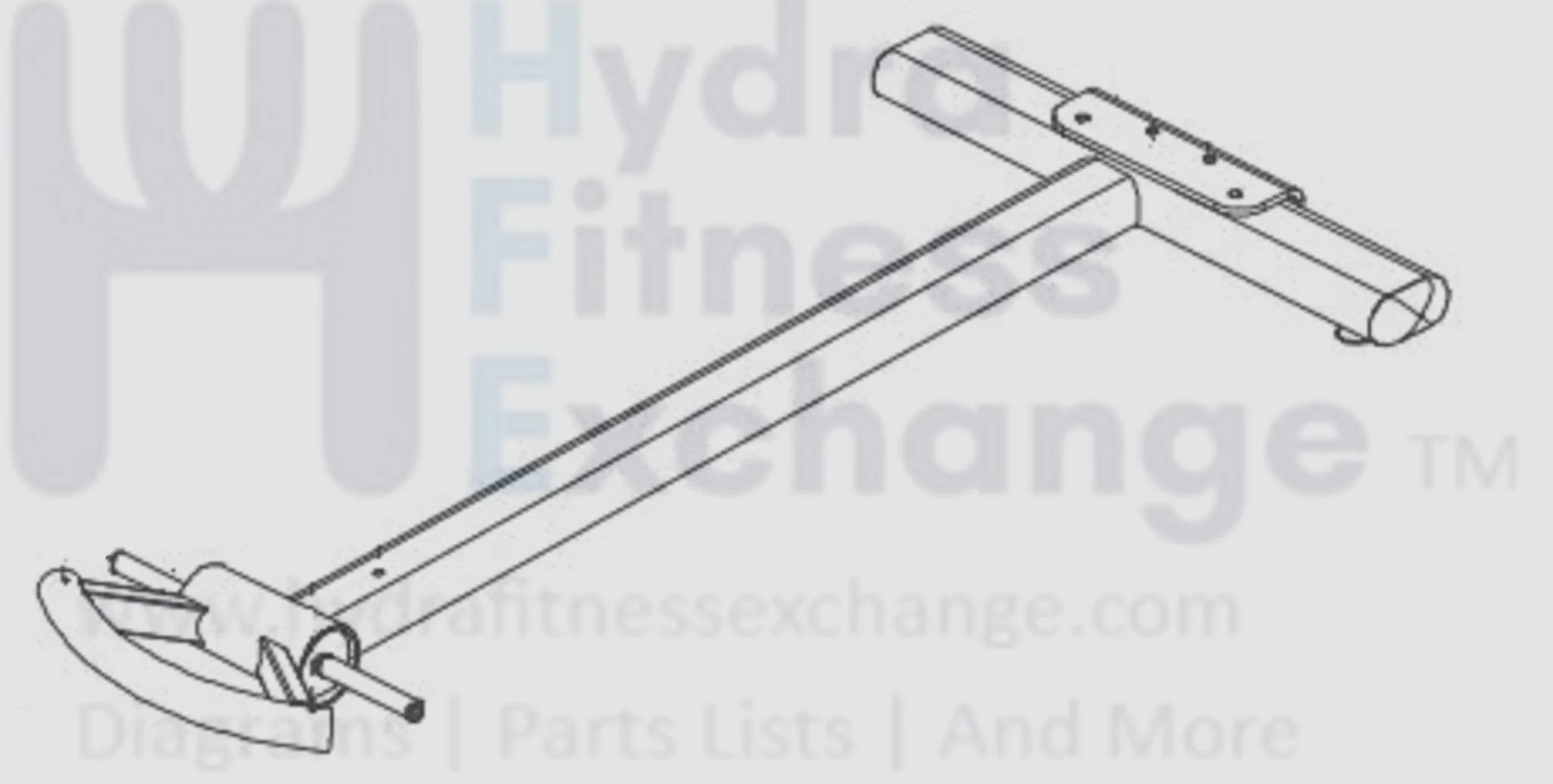 Horizon EP573D Elliptical Frame Set Back Semi Accessory S-EP573D 1000346000