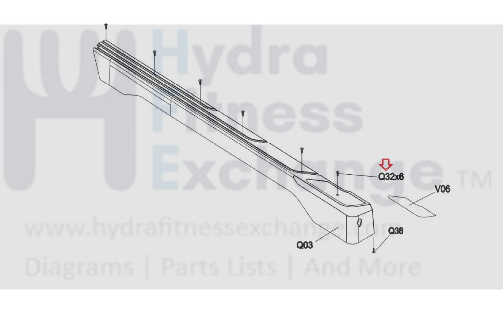 Horizon Fitness 3.3AT 5.3AT 7.3AT CT9.3 LS15.0T-C1 Treadmill Screw 4x20l 1000233272 - Image 2