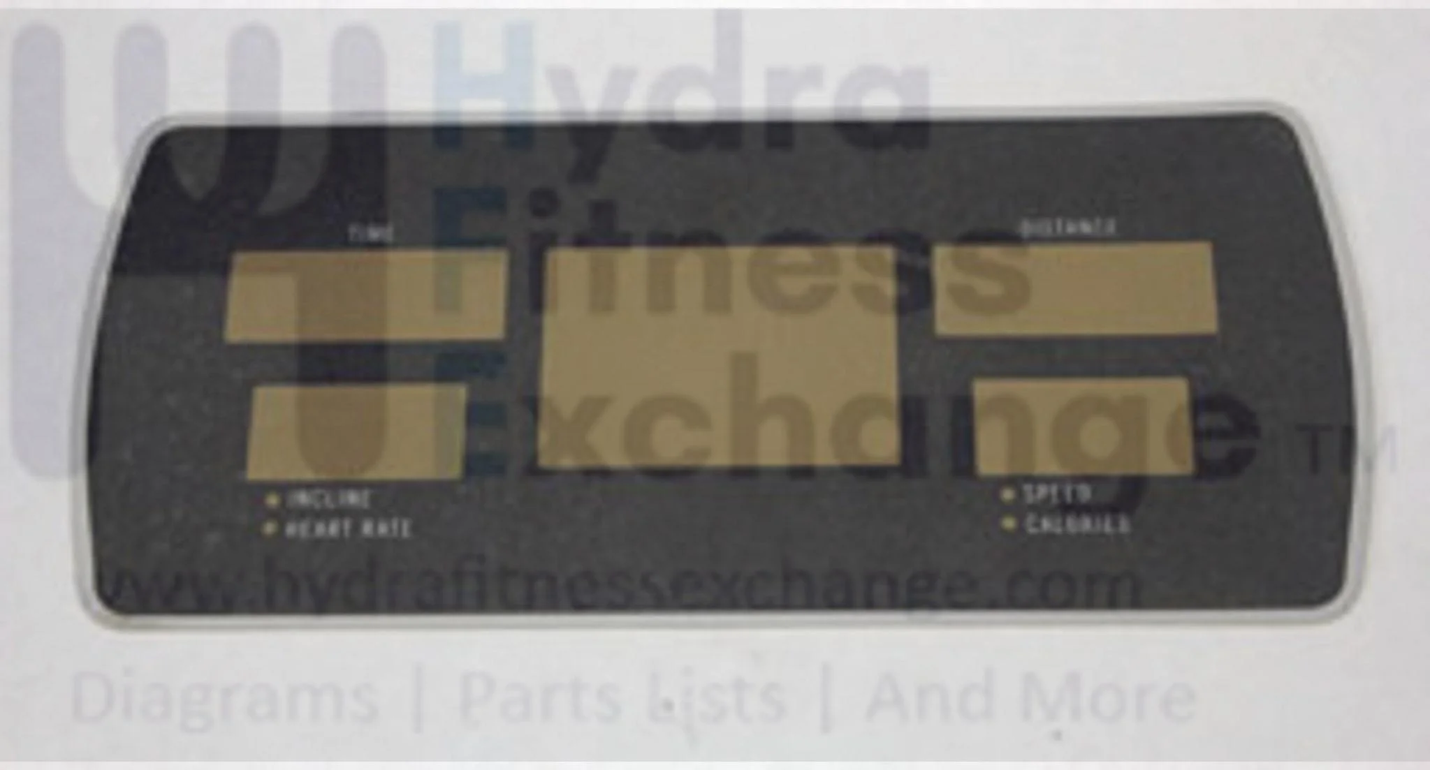 Horizon Fitness 3.3T Treadmill Display Windows Overlay 049206-A - Image 2