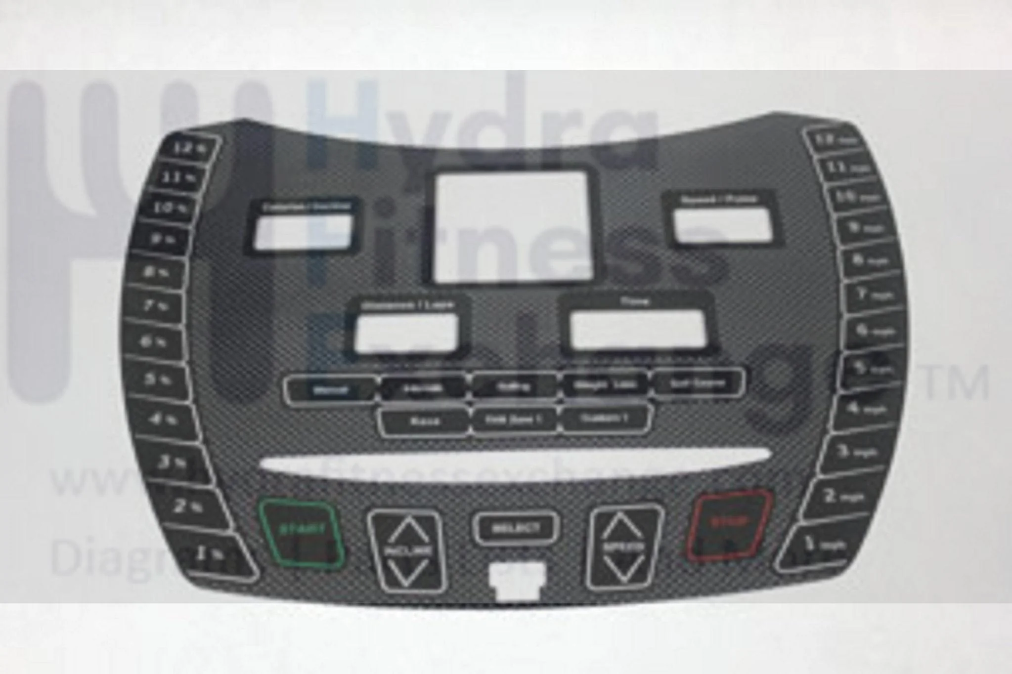 Horizon Fitness 4.1T TM136 Treadmill Console Face Overlay 002991-A - Image 2