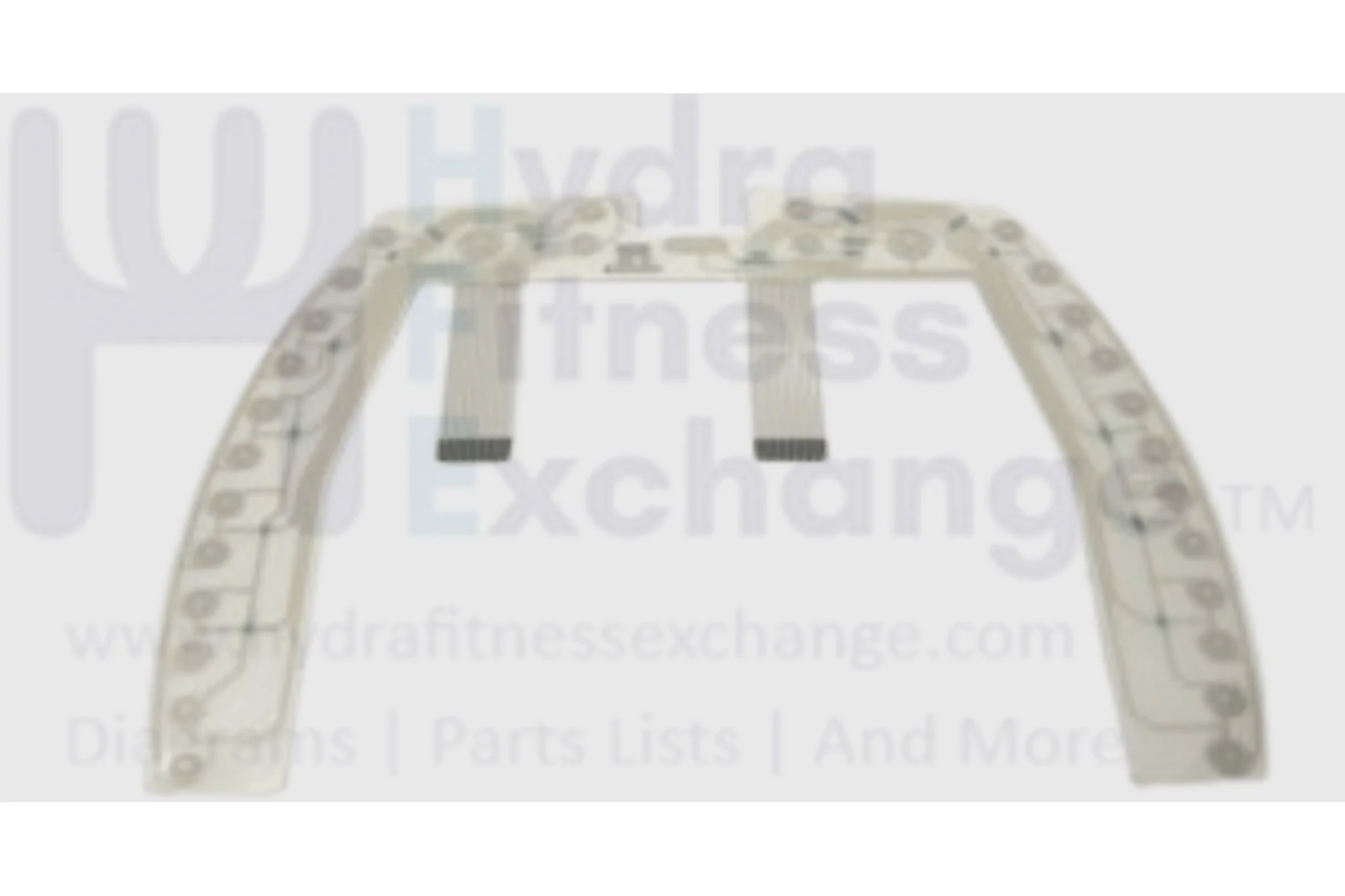 Horizon Fitness 4.1T TM136 Treadmill Membrane Key Speed Elevation 003186-B