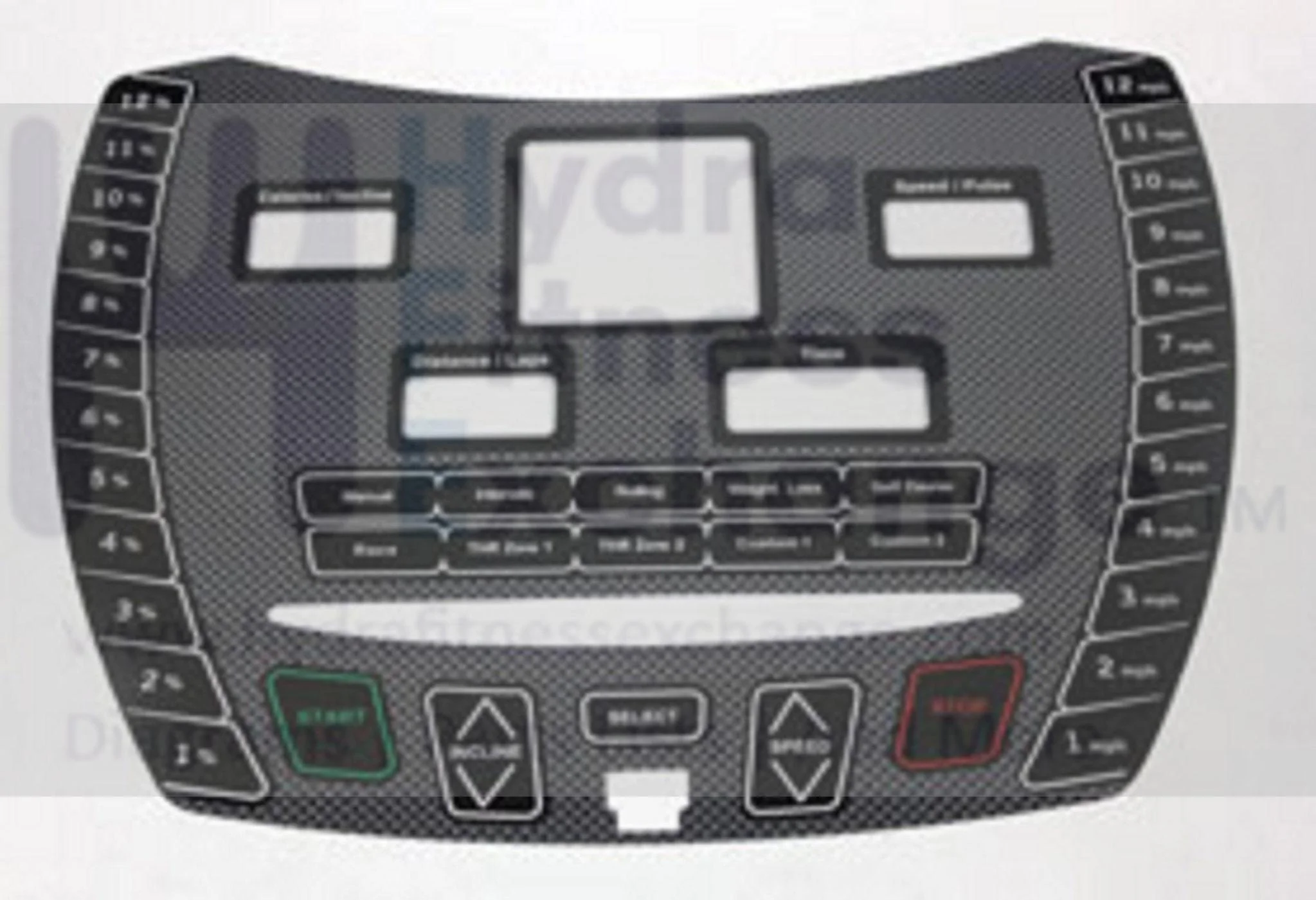 Horizon Fitness 5.1T - TM137 Treadmill Overlay Console Face 002994-A - Image 2