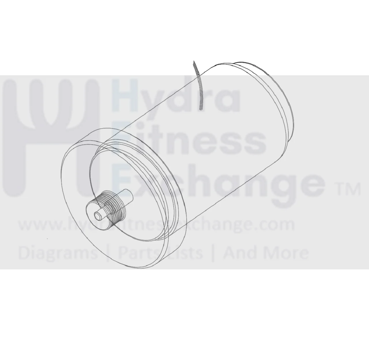 Horizon Fitness 7.0AT-04 TM1021 Treadmill Dc Drive Motor Set Semi Assembly 1000468892