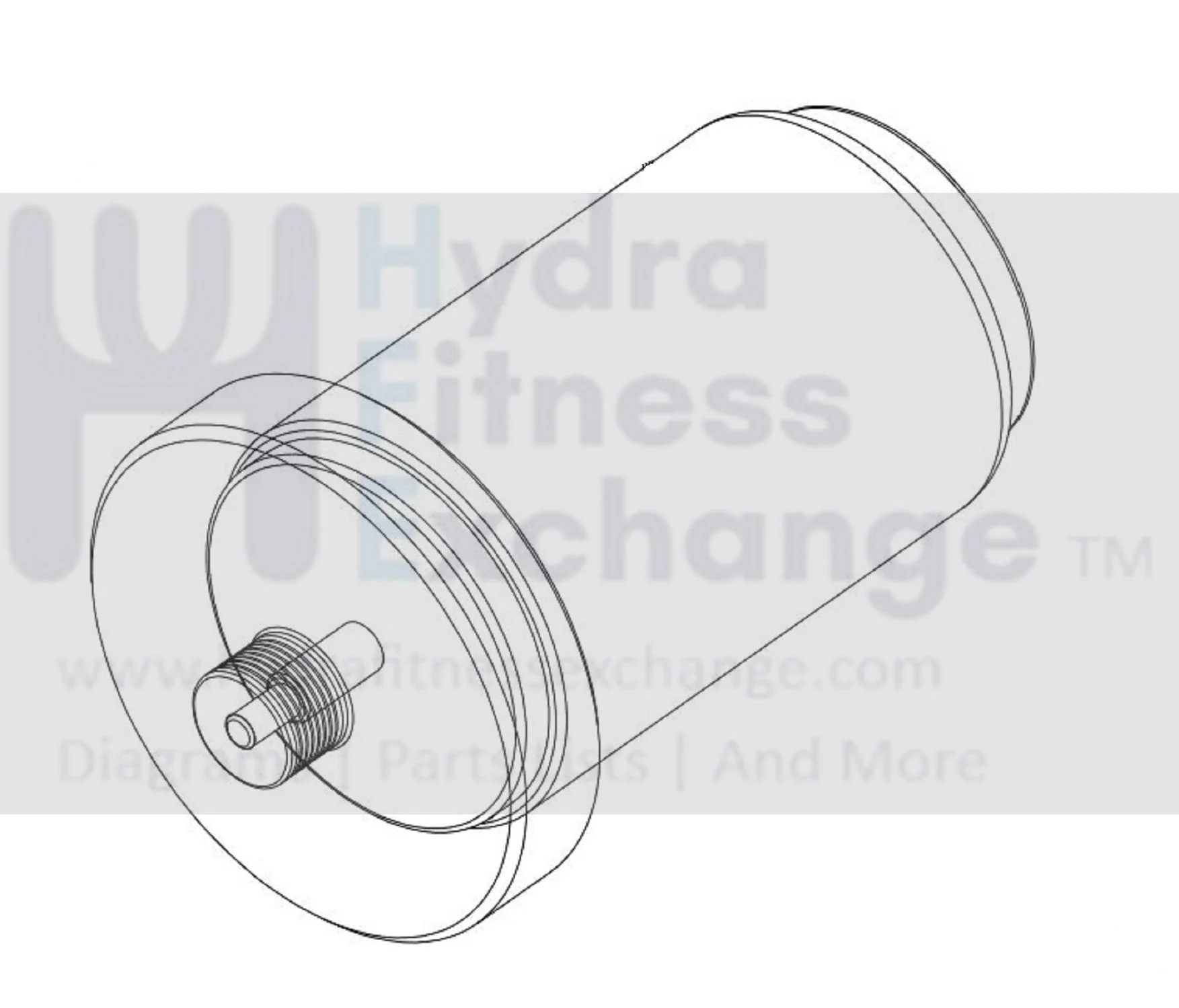 Horizon Fitness 7.0AT-04-TM1021 Treadmill DC Drive Motor with Flywheel 1000468892
