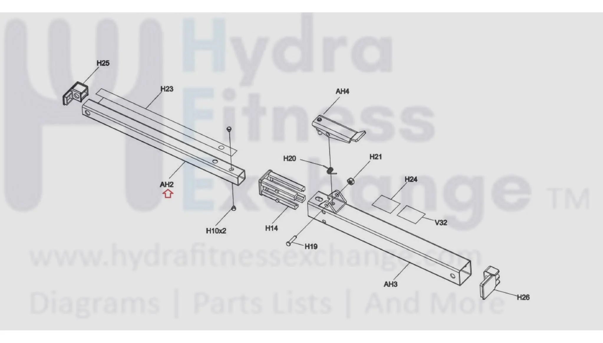 Horizon Fitness 7.0AT-04-TM1021 Treadmill Flexible Tube Intubate Set 1000462079 - Image 2